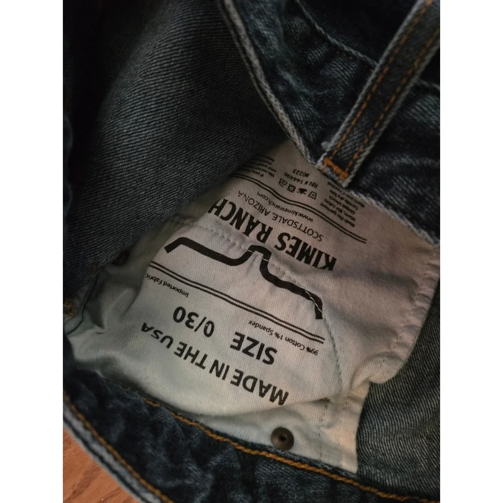 Kimes Ranch Jennifer Flare Jeans Womens 0/30 Dark Wash Western High Rise Denim